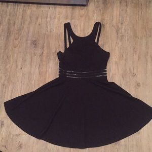 Black cocktail dress
